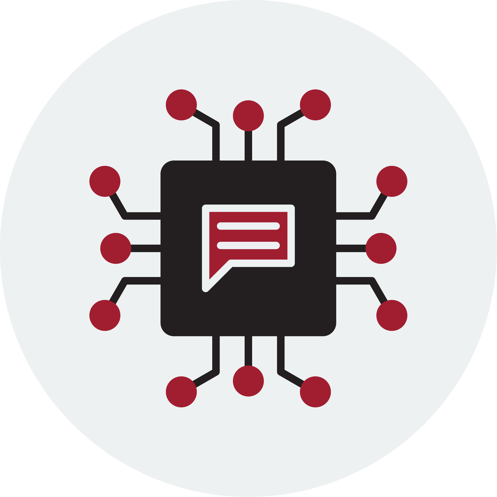 Natural Language Processing Icon